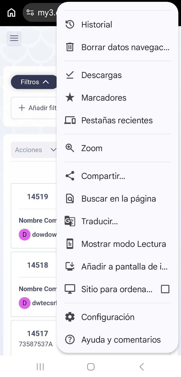 Añadir a pantalla de inicio